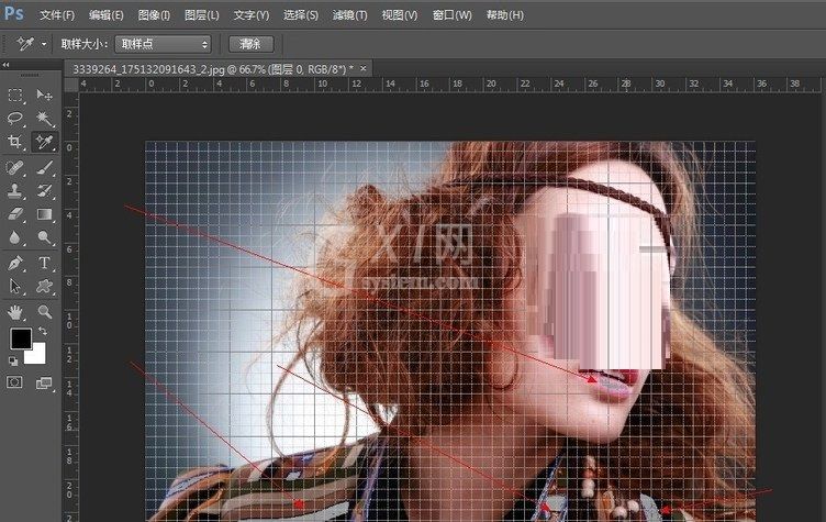 Photoshop如何判断图片位置出现溢色?Photoshop判断图片位置出现溢色的教程截图