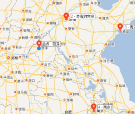 百度地图如何制作多地点路线图?百度地图制作多地点路线图方法截图