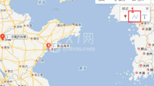 百度地图如何制作多地点路线图?百度地图制作多地点路线图方法截图
