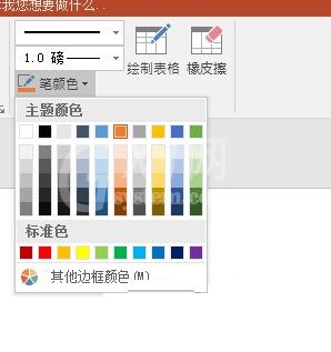 PPT2016怎么给表格加边框?PPT2016给表格加边框的操作方法截图