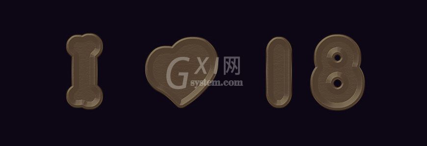 在PS中制作发光灯丝字-PS灯丝字体教程截图