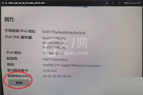 Win11如何复制网络属性能?Win11复制网络属性能方法截图