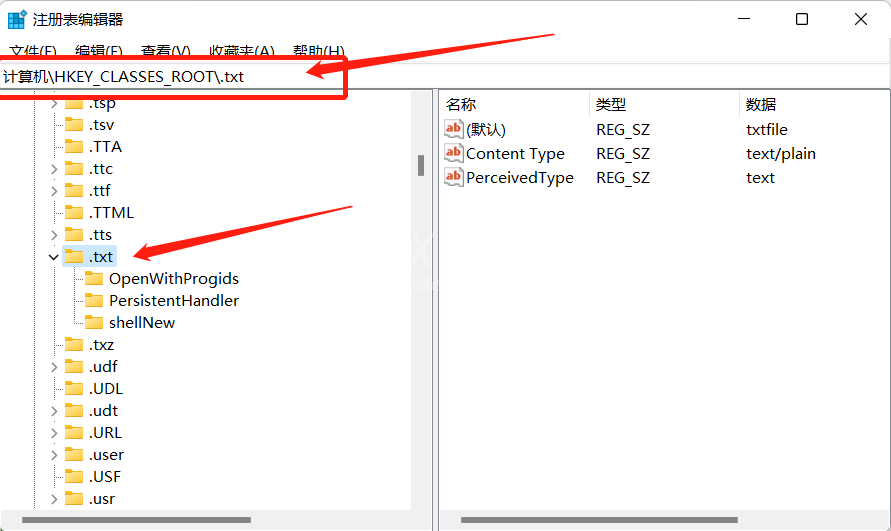 Win11右键新建为什么没有文本文档?Win11右键新建没有文本文档解决办法截图