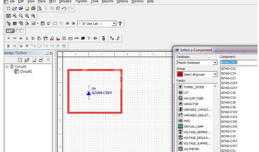 Multisim怎么绘制BZV60-C5V1二极管?Multisim绘制BZV60-C5V1二极管的步骤教程截图