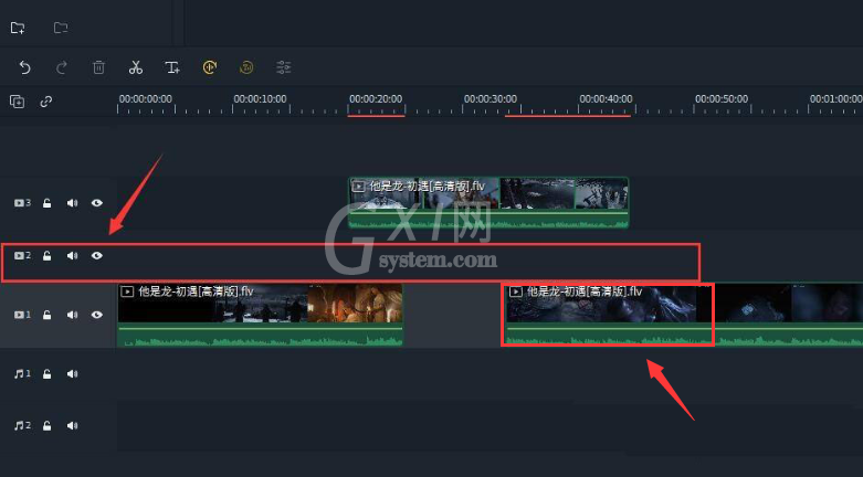 万兴喵影怎么延长时间轴?万兴喵影时间轴插入新轨道技巧分享截图