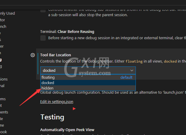 vscode如何隐藏工具栏?Visual Studio Code隐藏工具栏步骤一览截图