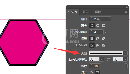 ID2019如何更改描边样式?ID更改描边样式操作方法截图