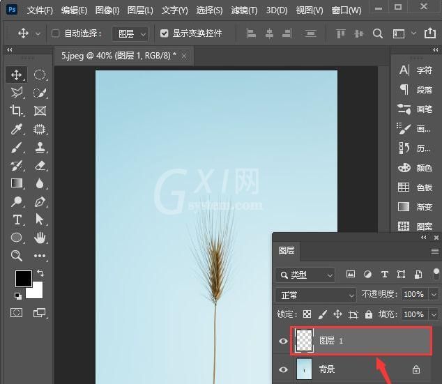 ps2021如何制作铜版雕刻效果?ps2021制作铜版雕刻效果操作方法