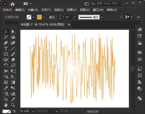 AI如何绘制粗糙化线条效果?AI绘制粗糙化线条效果方法步骤截图