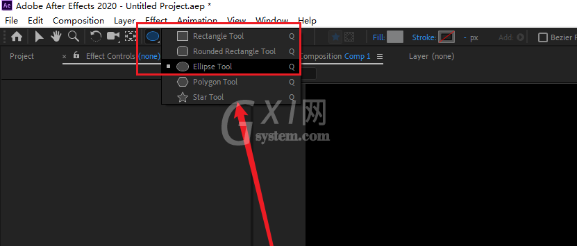 AE怎么制作生长成曲线的动画效果?AE制作生长成曲线的动画效果操作教程截图