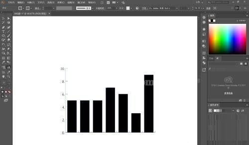 Adobe Illustrator怎么绘制柱状图?Adobe Illustrator柱状图绘制方法截图