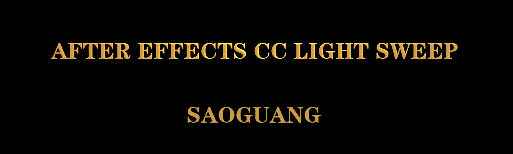 AE如何制作Light Sweep扫光效果?AE制作Light Sweep扫光效果教程截图