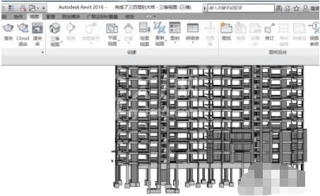 Autodesk revit怎么看三维视图?Autodesk revit看三维视图操作教程截图