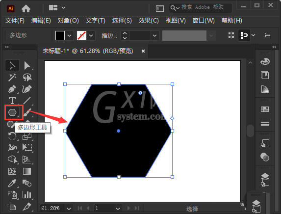ai画圆角虚线六边形怎么制作?ai画圆角虚线六边形制作方法