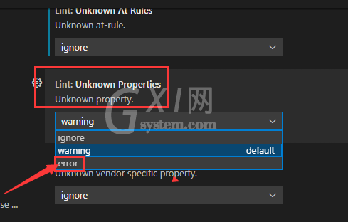 Vscode怎么设置未知属性?Vscode设置未知属性方法介绍截图