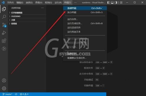 Vscode怎么打开终端?Vscode打开终端教程截图