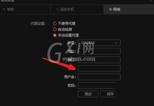 向日葵X远程控制软件怎么手动设置代理?向日葵X远程控制软件手动设置代理教程截图