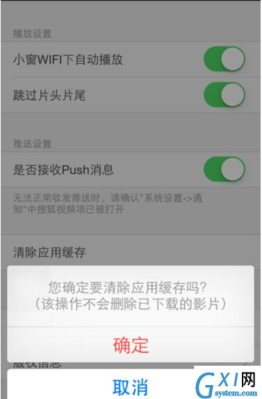 搜狐视频APP清除视频缓存的图文操作截图