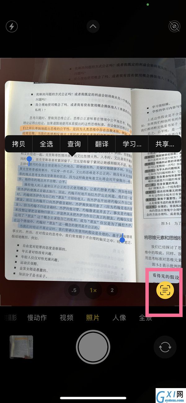 苹果手机如何设置图片识别文字?苹果手机开启实况文本教程分享截图