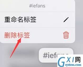 iphone备忘录怎么删除标签?苹果手机备忘录清除标签教程截图