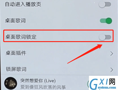 QQ音乐解锁桌面歌词的基础操作截图