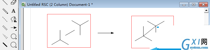 使用ChemDraw绘制出纽曼Newman结构实例的具体步骤截图