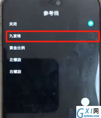 荣耀8x打开相机网格的操作教程截图