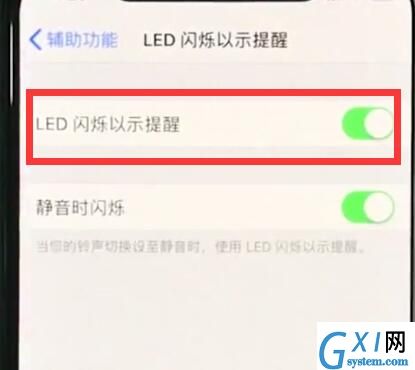 iphonexr开启来电闪关灯的操作教程截图