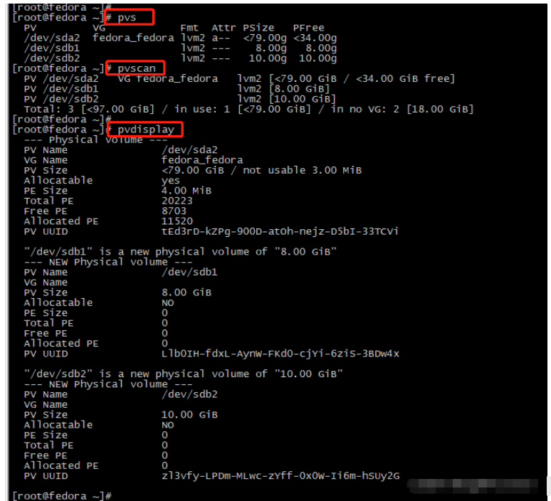 Linux磁盘管理之LVM磁盘操作命令怎么使用