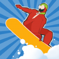 下雪滑雪板大师3D免费版