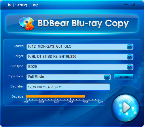Blu-ray Copy 光盘复制备份软件
