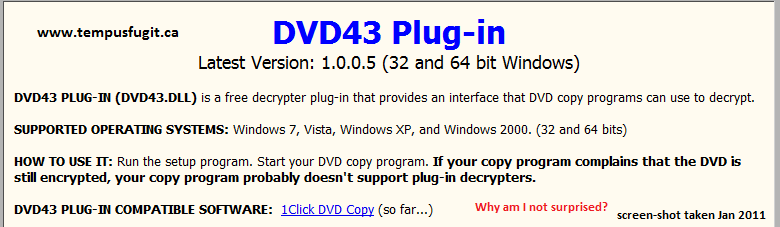 DVD43 Plug-in