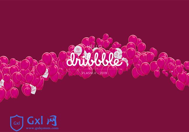 HTML5粉色气球飘过动画特效