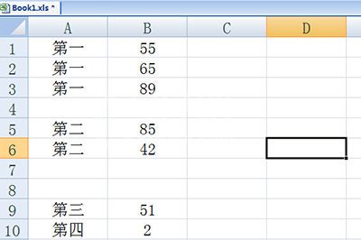 Excel隔几行插行的操作方法截图