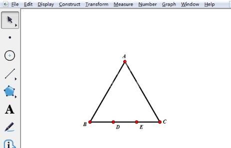 几何画板构造三等分点的操作流程截图
